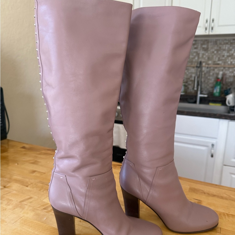 Valentino Pink Heeled Boots